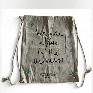 Cold Play Music Moon Tote Bag / Backpack/ Shoulder Sling Bag